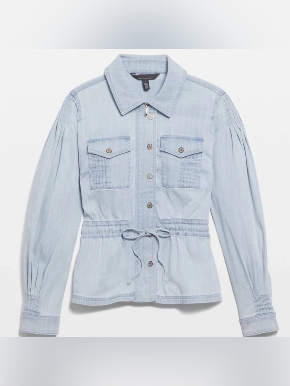 NWT White House Black Market Light blue Denim
Jacket Women’s Size. 10